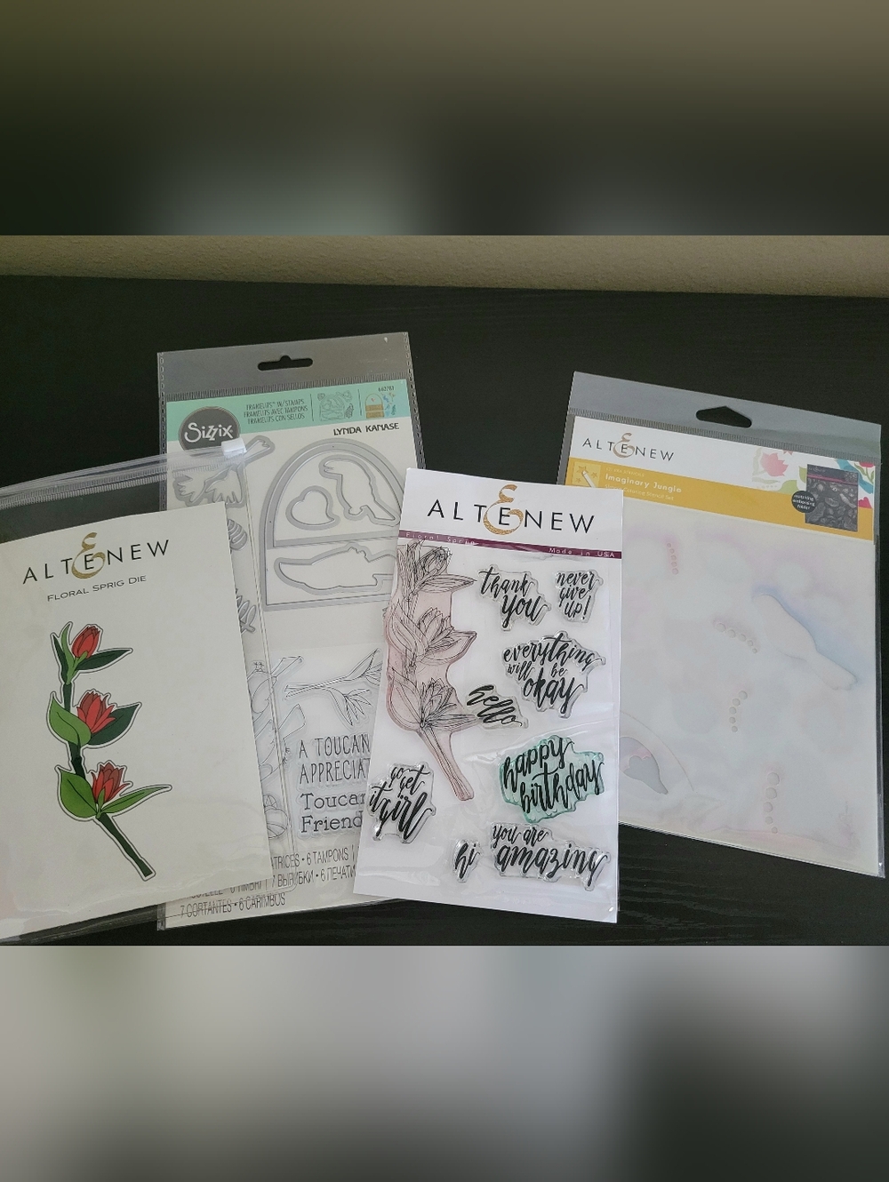 Altenew & Sizzix Tropical Stamps & Dies Bundle